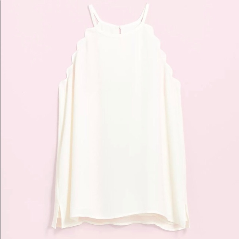 NWT Ann Taylor LOFT Scalloped Halter Top